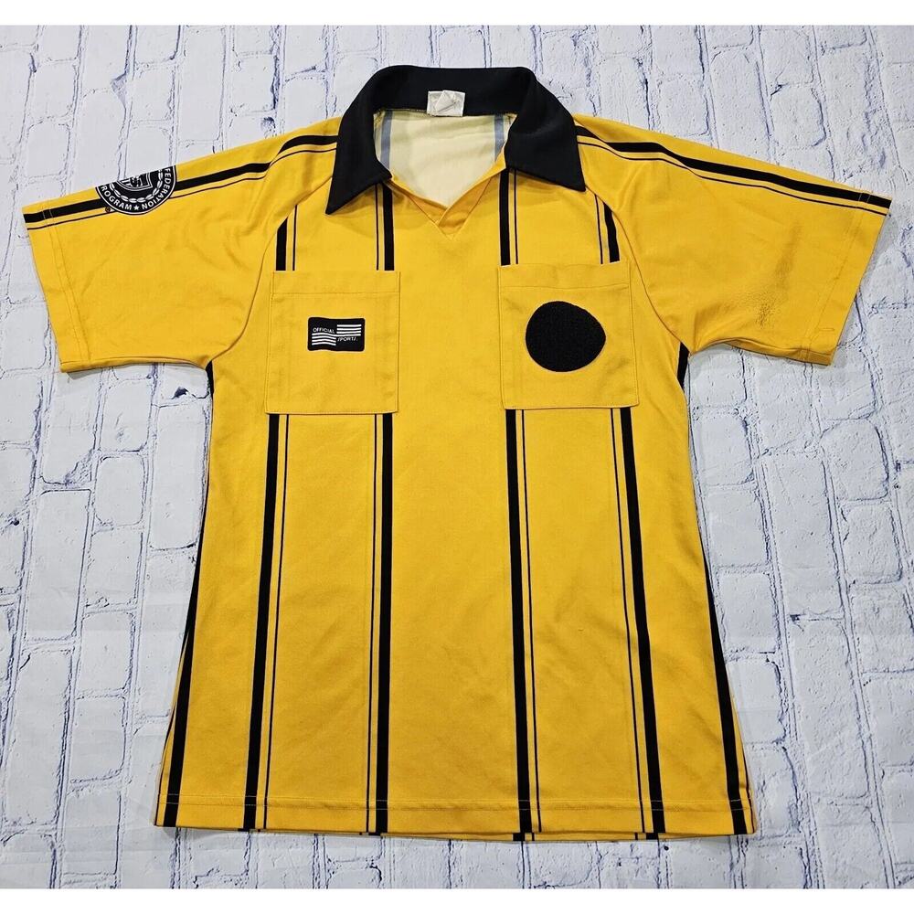USSF Pro Soccer Referee Jersey Official Sports Yellow SIZE Y LARGE